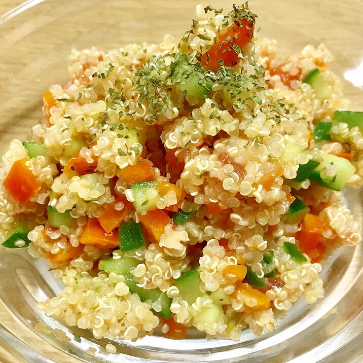 キヌアの夏野菜カラフルサラダ レシピ 作り方 By Maroncream 楽天レシピ